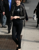 Shailene Woodley at David Letterman Show - March 16