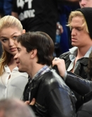 GiGi Hadid & Cody Simpson at NY Knicks VS Brooklyn Nets Basketball
