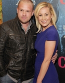 Kyle Jacobs and Kellie Pickler at 2015 CMT Upfront at The Times Center - April 2