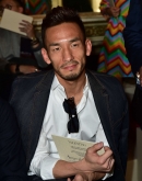 Hidetoshi Nakata at Men's Valentino fashion Show - June 24