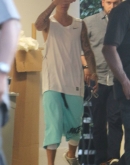 Justin Bieber Arrives at Studio in Los Angeles - July 23