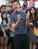 Nathan Sykes Films Music Video in NYC - July 23