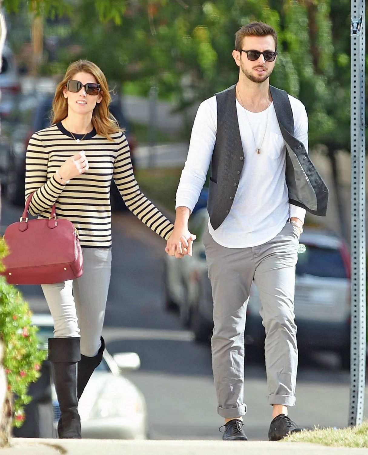 Ashley Greene Out with her boyfriend Paul Khoury in Studio City - November 18