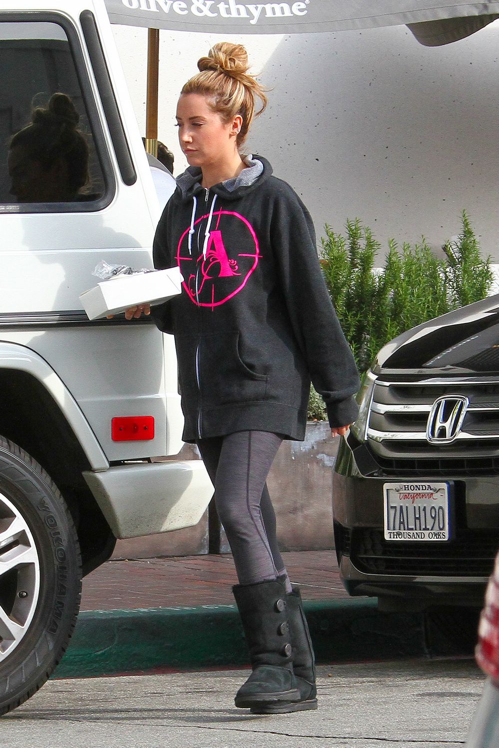 Ashley Tisdale Grabs Lunch in Toluca Lake, CA - November 13