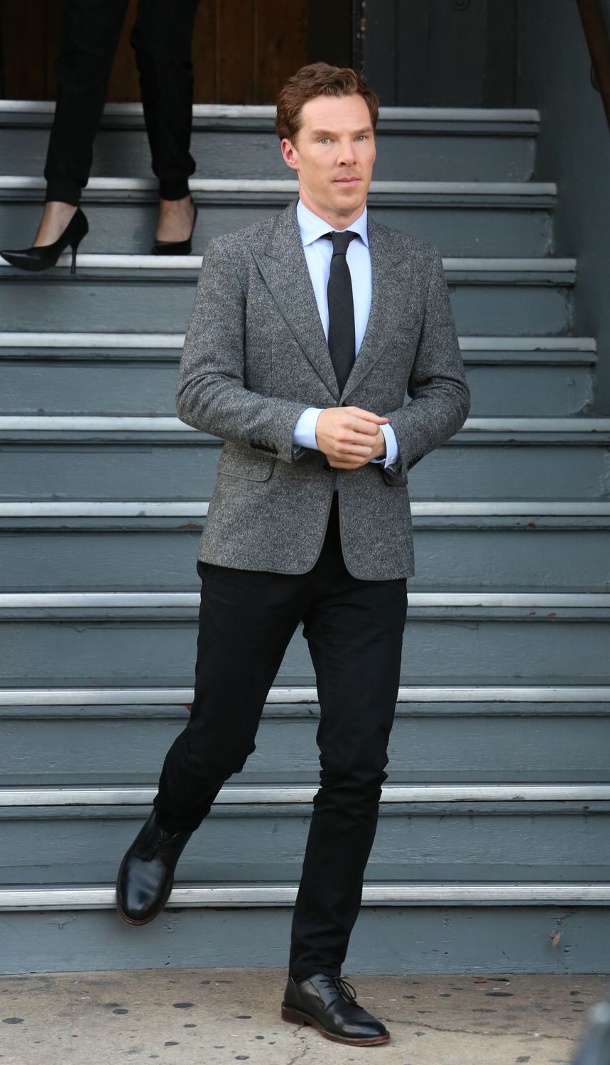 Actor Benedict Cumberbatch Leaves The Studio - November 15