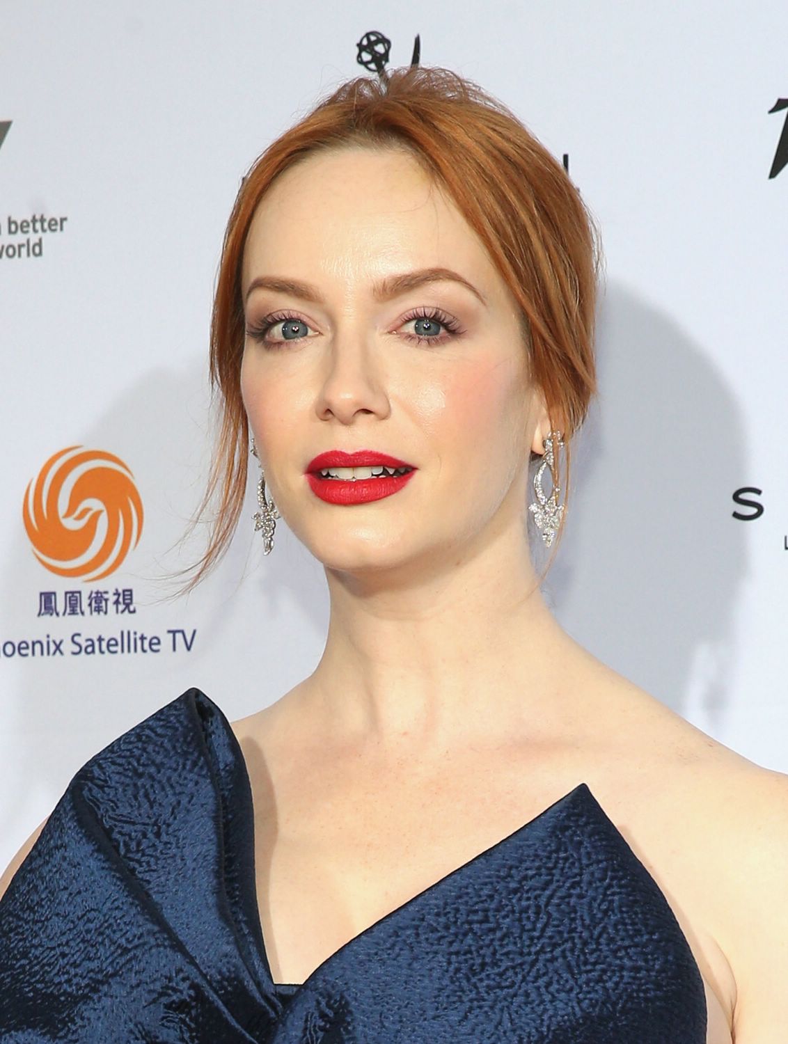 Christina Hendricks attends the 2014 International Academy Of Television Arts & Sciences Emmy Awards – November 24