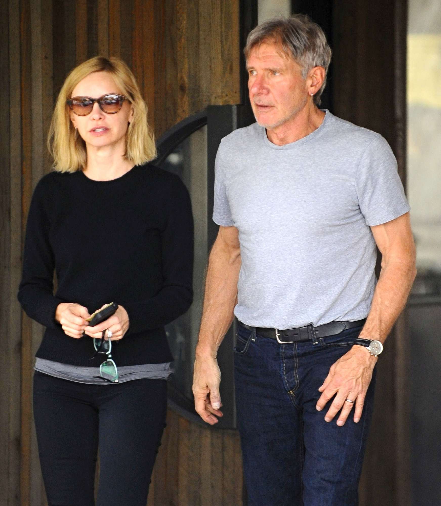 Harrison Ford and Wife Calista Flockhart Out For Lunch - November 11