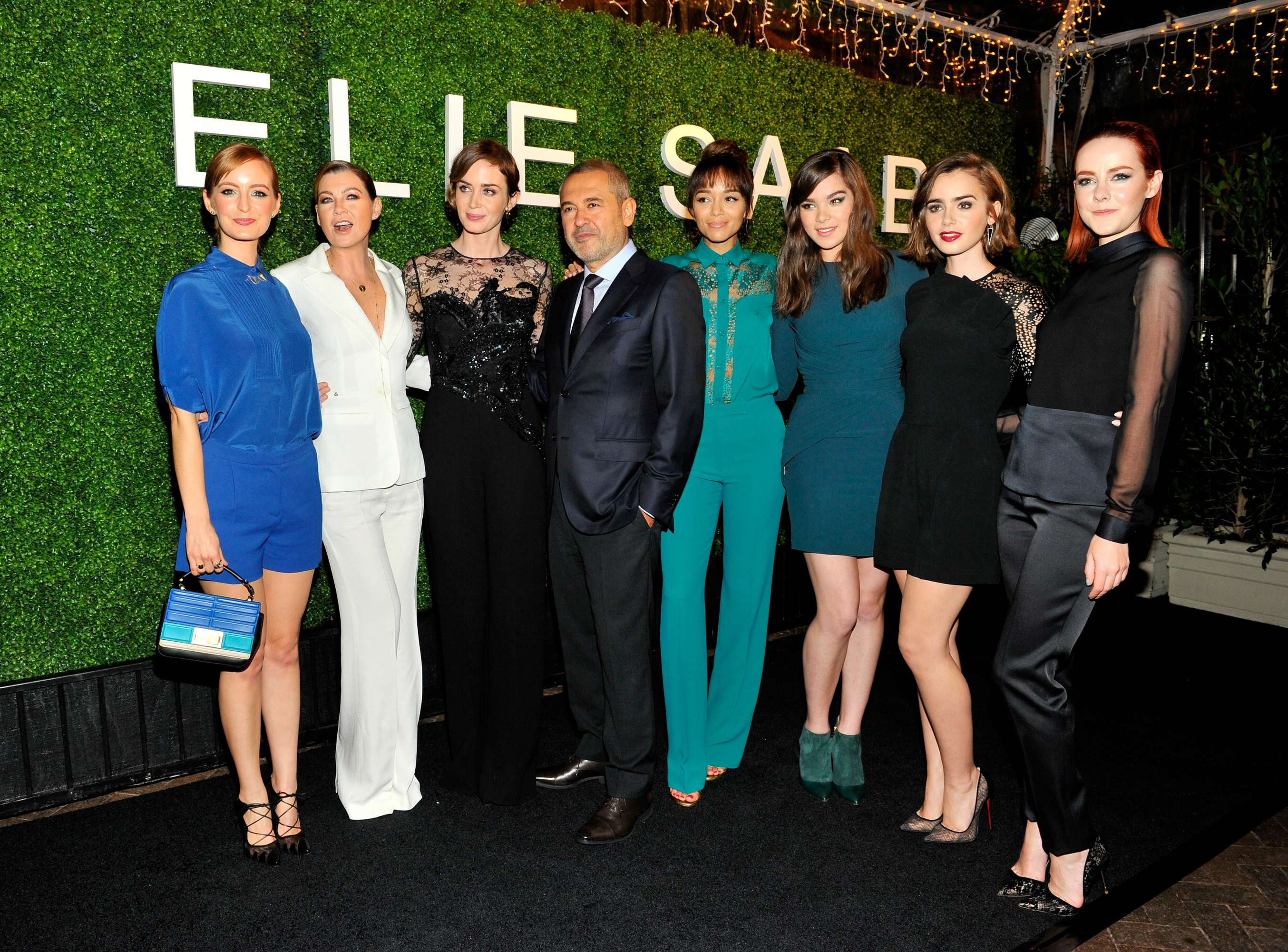 Haley Bennett, Emily Blunt, Hailee Steinfeld, Lily Collins & Jena Malone Attend Private Elie Saab Dinner - November 13
