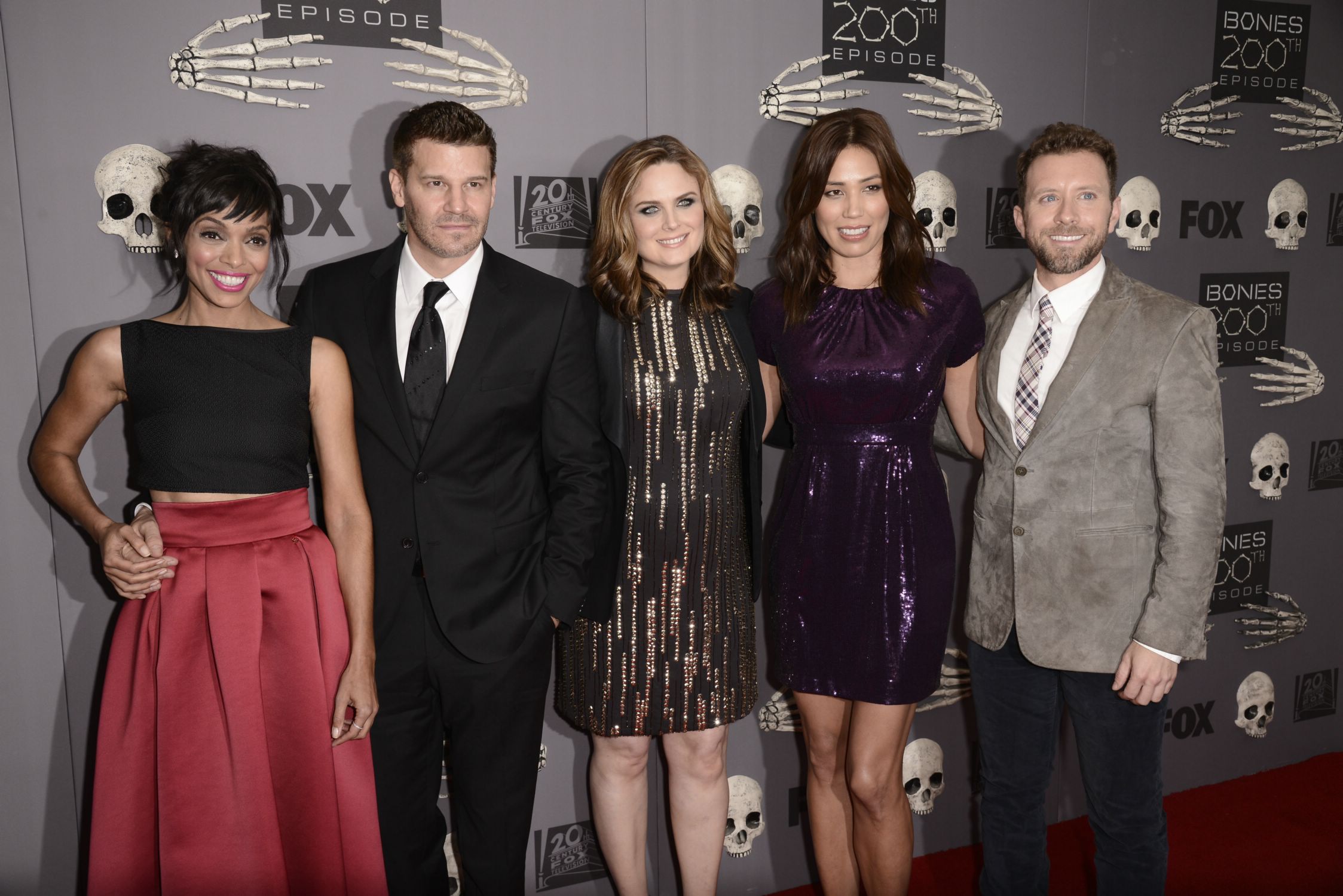 Celebrities attend the 200th Episode Celebration of the FOX show 'Bones' at Herringbone at the Mondrian Hotel on December 8, 2014 in West Hollywood, California.
