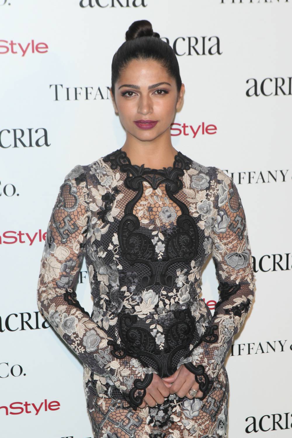 Camila Alves attends the 19th Annual ACRIA Holiday Dinner at Skylight Modern on December 10, 2014 in New York City.