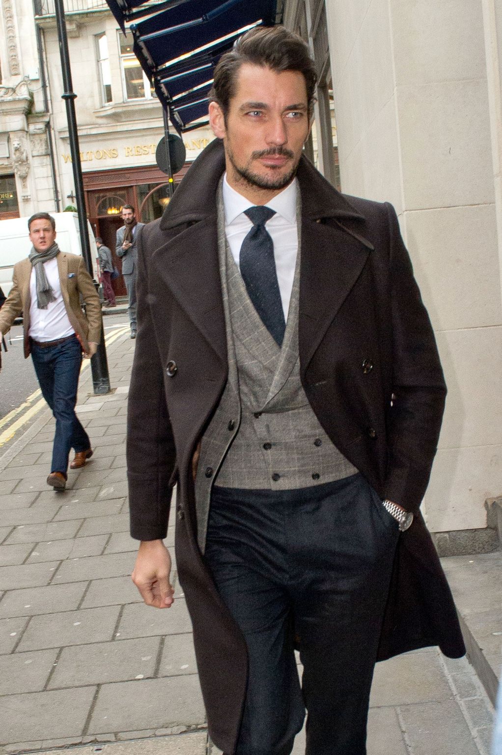 David Gandy At GQ Christmas Lunch - December 9