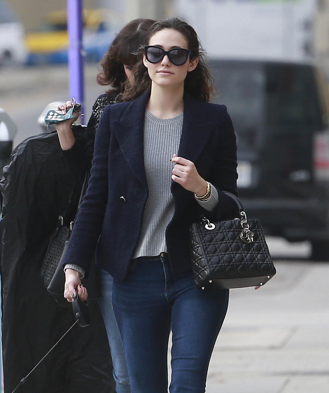 Emmy Rossum in West Hollywood With Her Dog - December 1