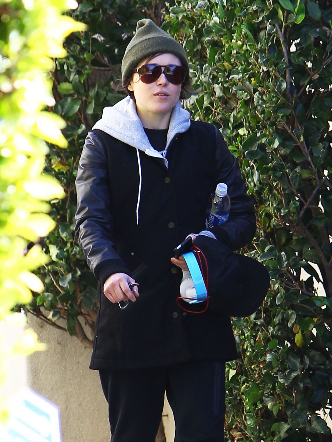 Ellen Page Leaves Gym in Los Angeles - December 29