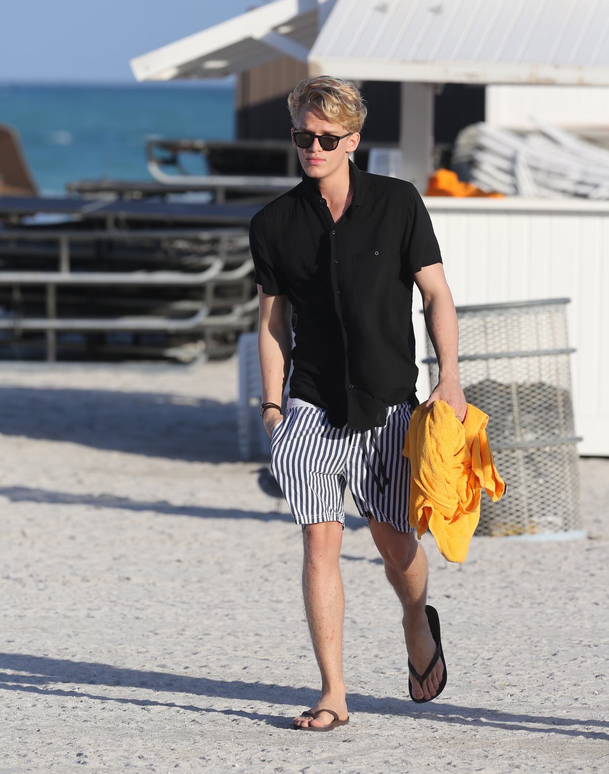 Cody Simpson On The Beach - December 3