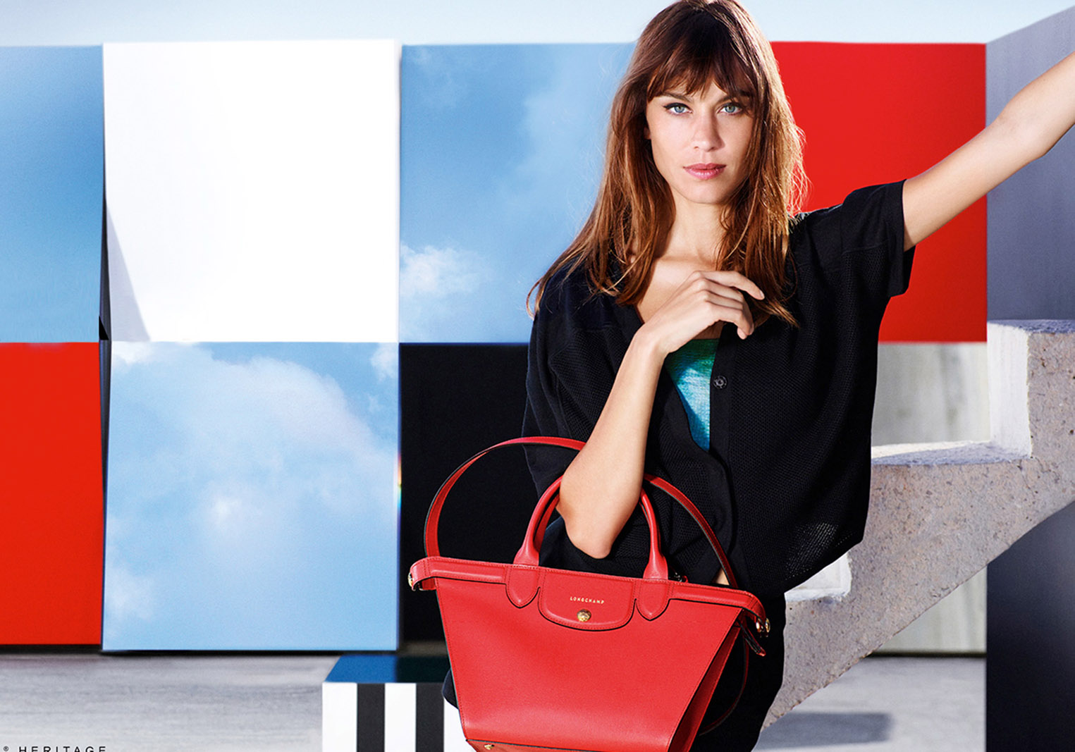 Alexa Chung For Longchamp Campaign