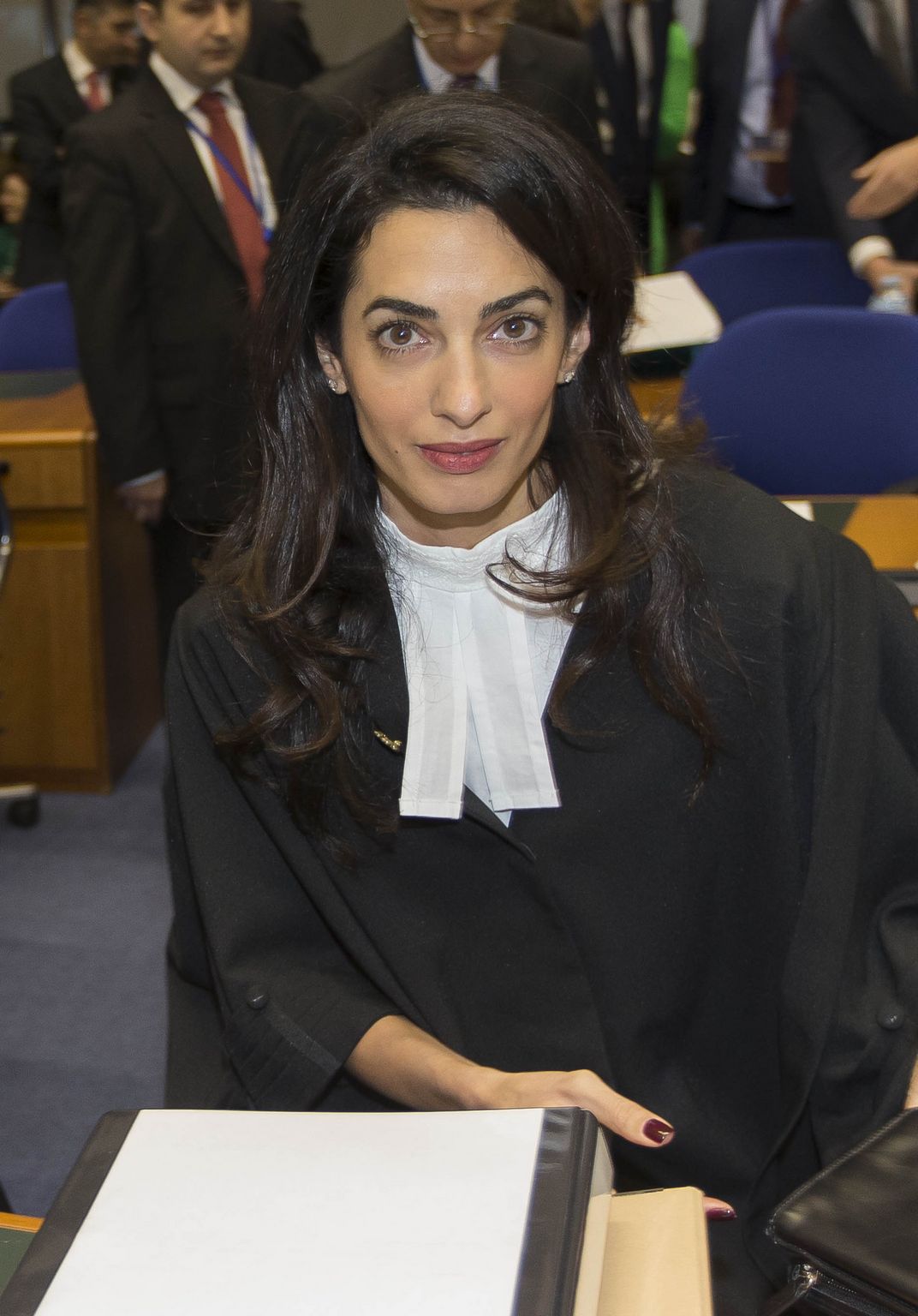 Amal Alamuddin-Clooney in Strasbourg, France - January 28