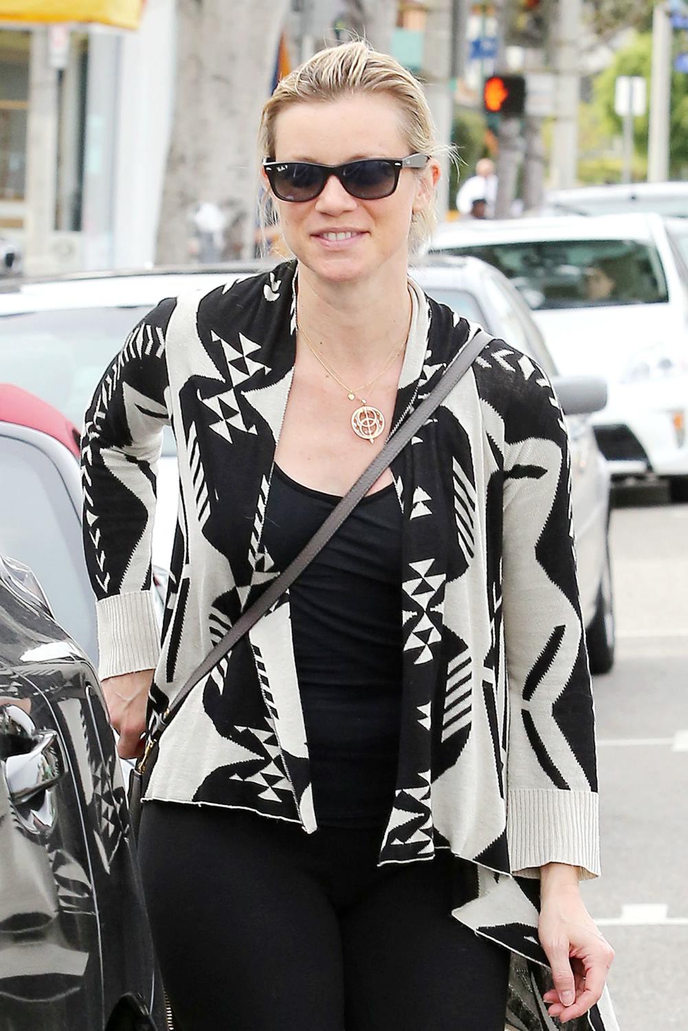 Amy Smart Shops at West Elm Furniture Store - January 28