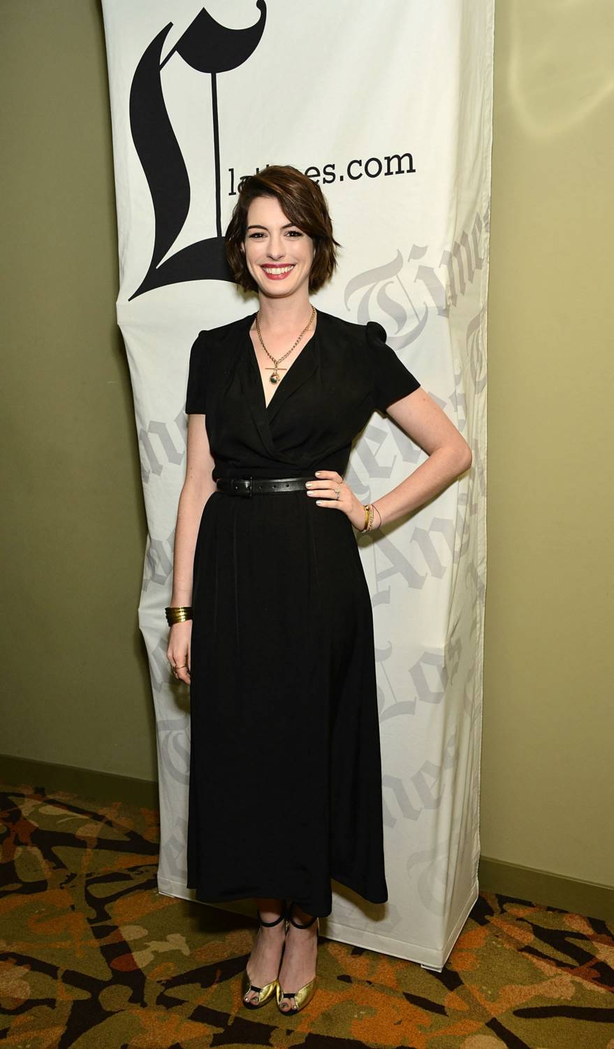 Anne Hathaway at 'Song One' L.A. Times Screening Series - January 13