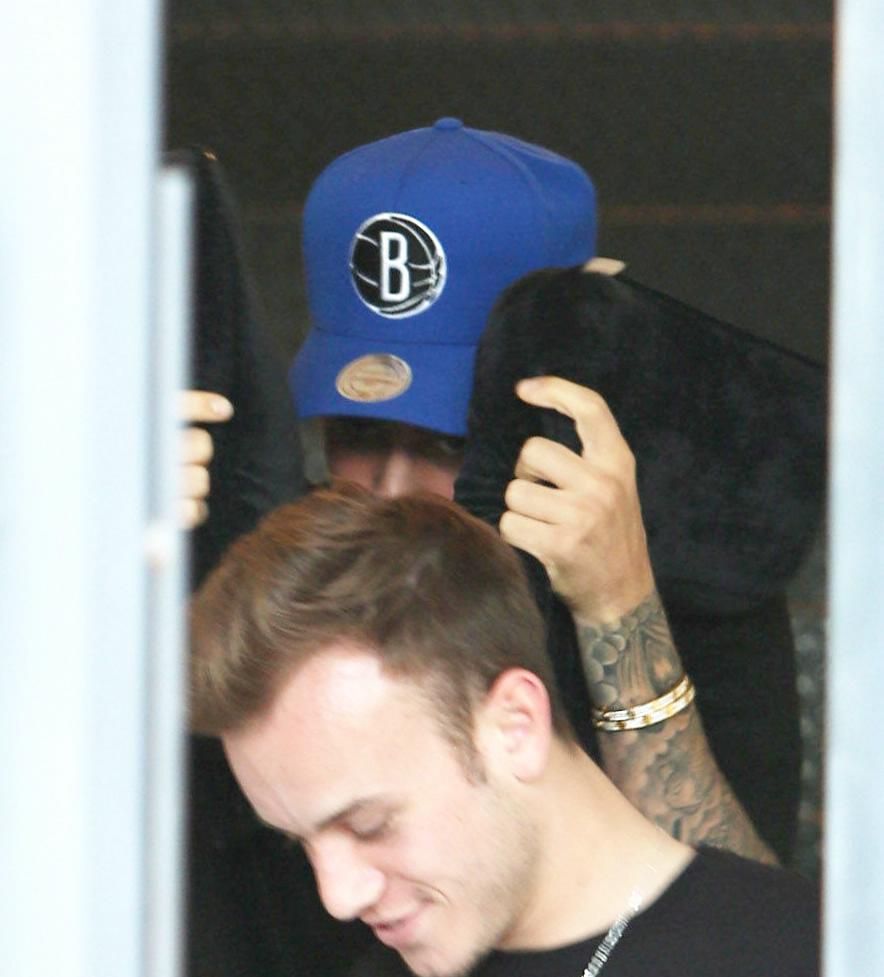 Justin Bieber Leaving Nine Zero One Salon - January 27