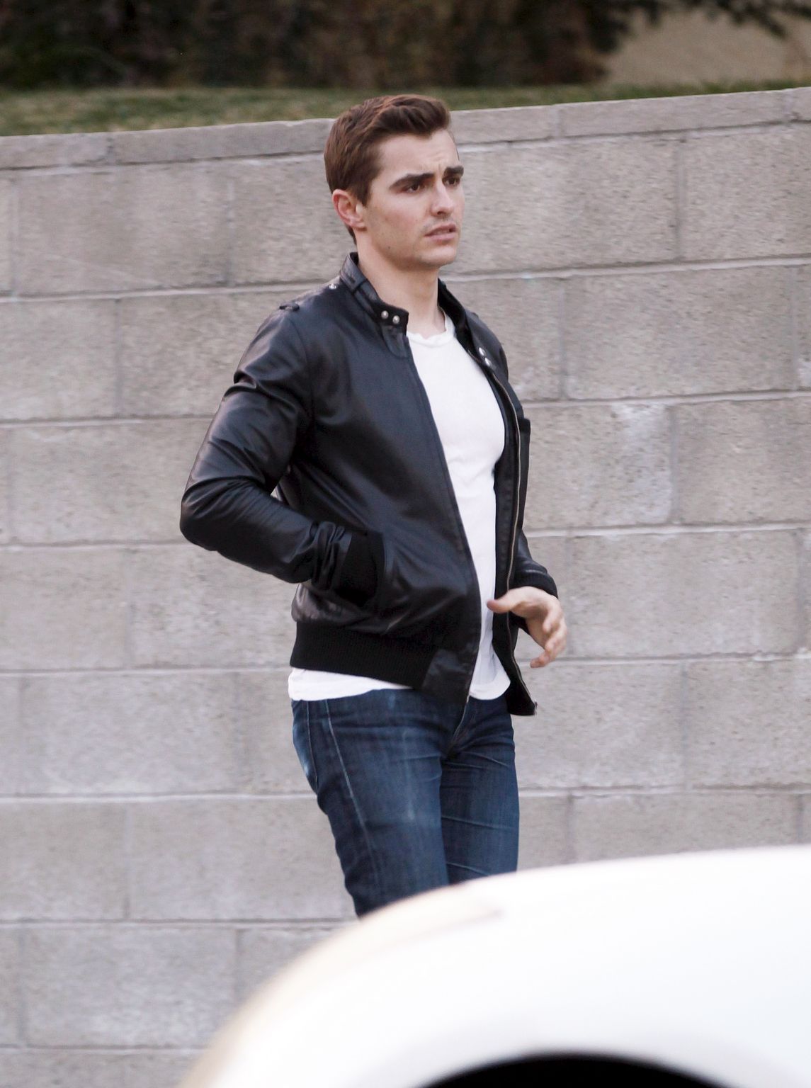 Dave Franco Gives Girlfriend Alison Brie Flowers in Los Angeles – January 19