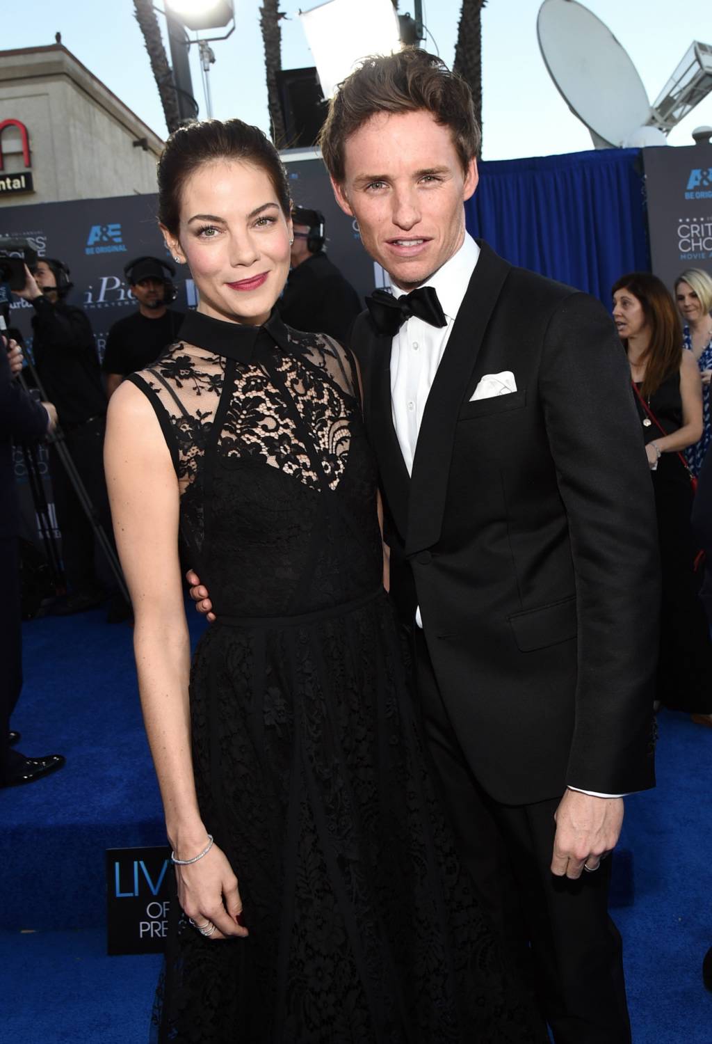Eddie Redmayne with Diane Kruger, Rosamund Pike & Michelle Monaghan attends the 20th annual Critics' Choice Movie Awards
