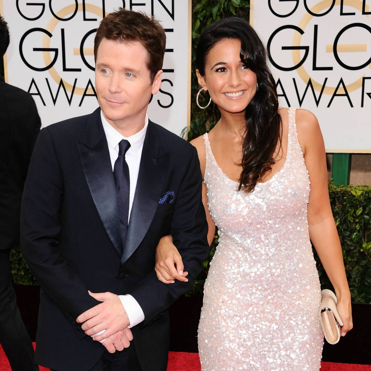 Emmanuelle Chriqui and Kevin Connolly at 72nd Annual Golden Globe Awards - January 11