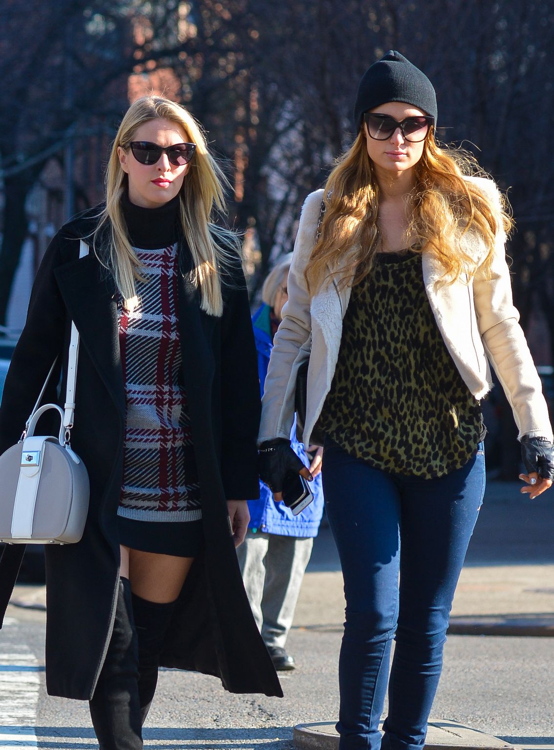 Paris and Nicky Hilton Shop Together in New York City - January 15