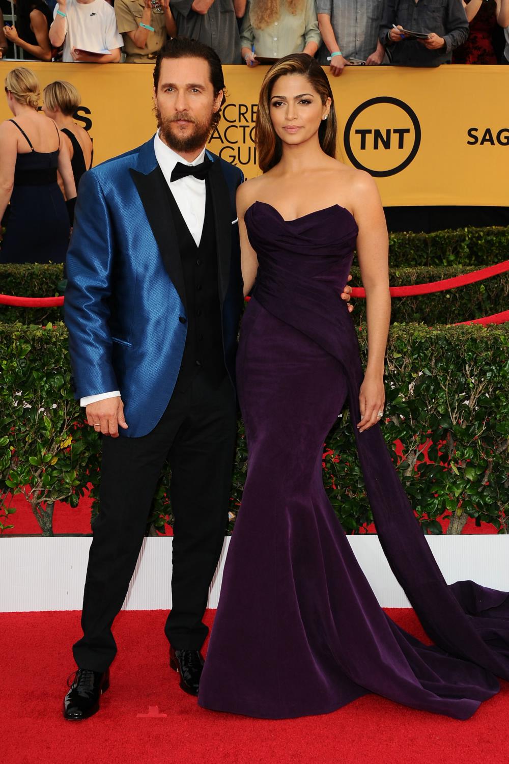 Matthew McConaughey and Camila Alves at 21st Annual Screen Actors Guild Awards - January 25