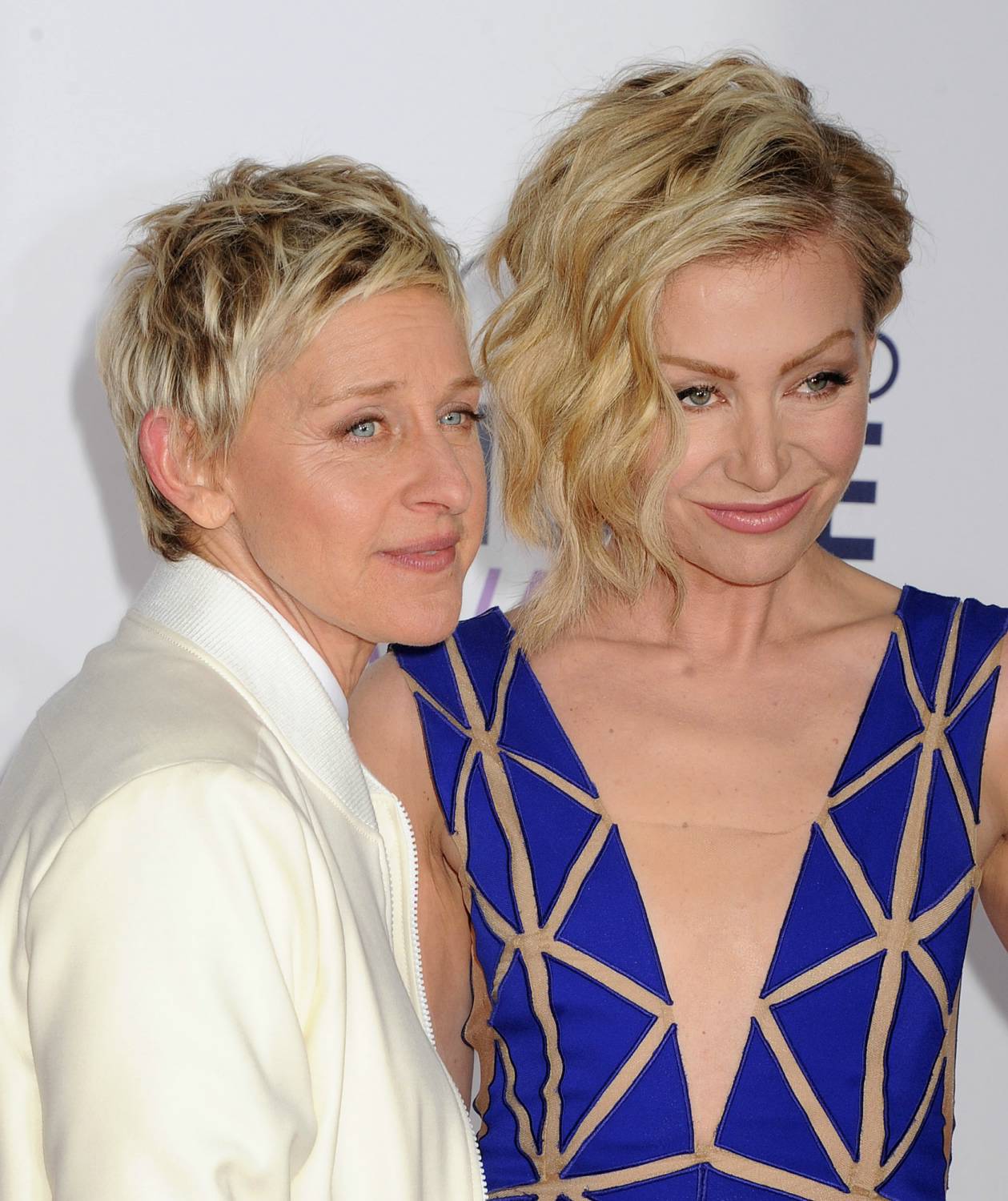 Portia De Rossi & Ellen DeGeneres attend The 41st Annual People's Choice Awards - January 7