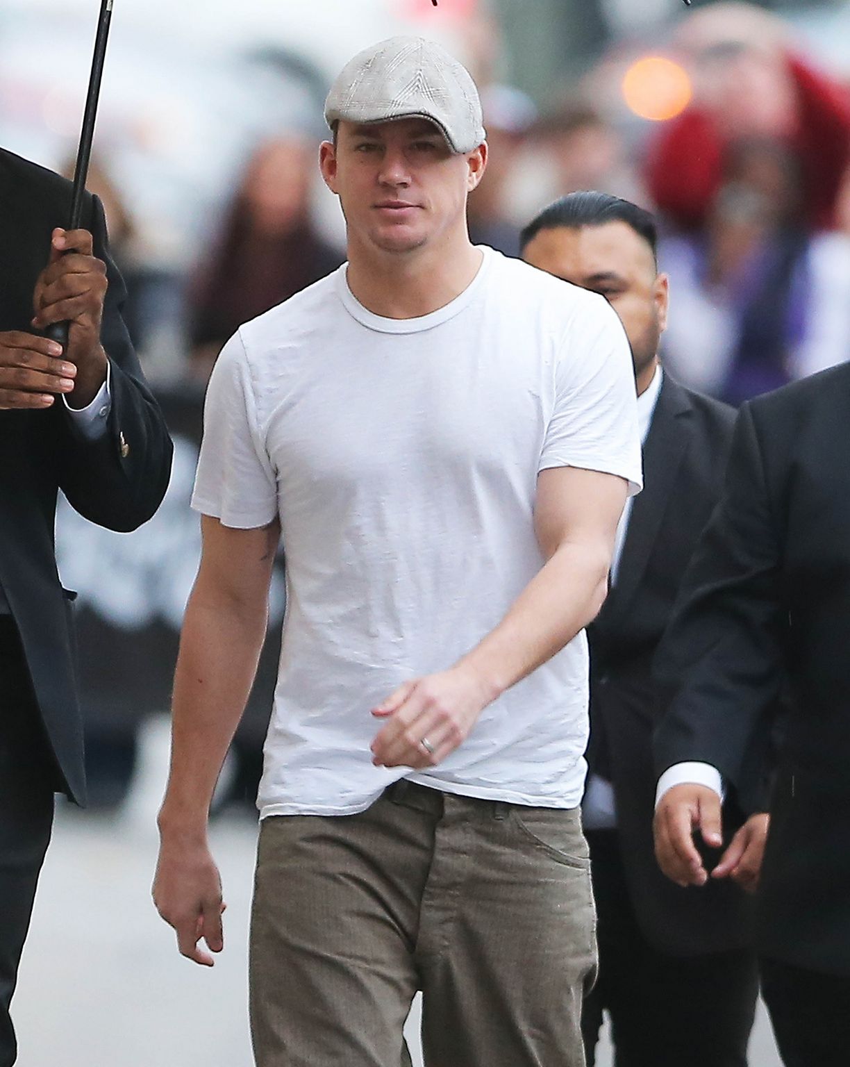 Channing Tatum Arrives At 'Jimmy Kimmel Live!' - January 26