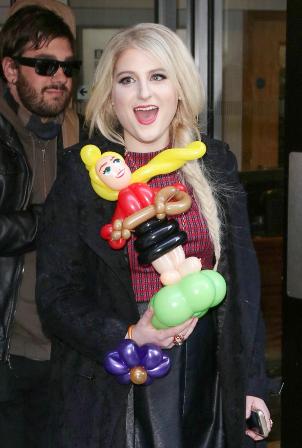 Meghan Trainor Leaving BBC Radio 2 Studios - January 23