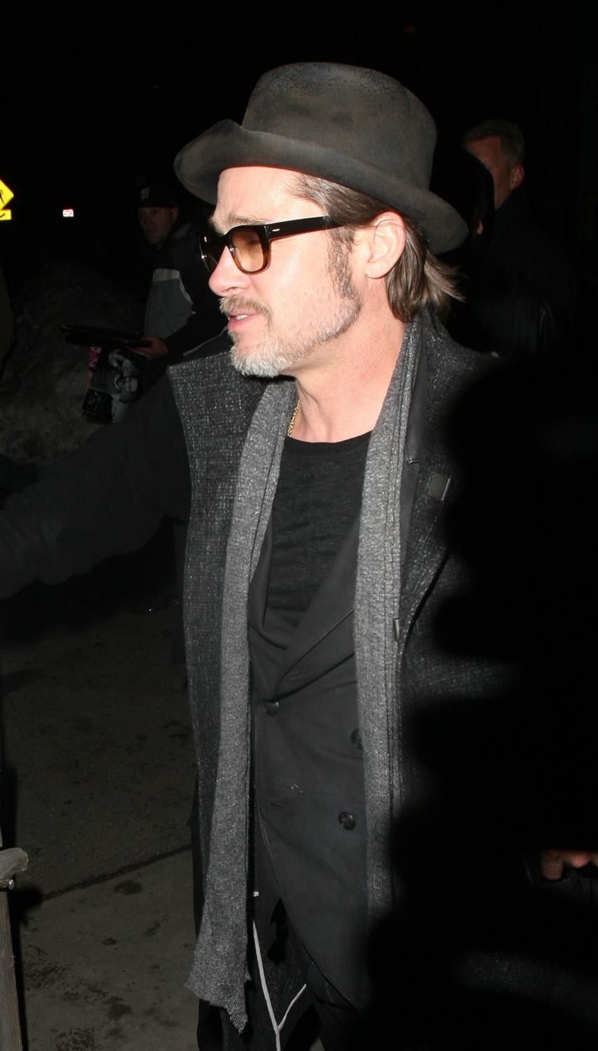 Brad Pitt Seen at Sundance Film Festival - January 24
