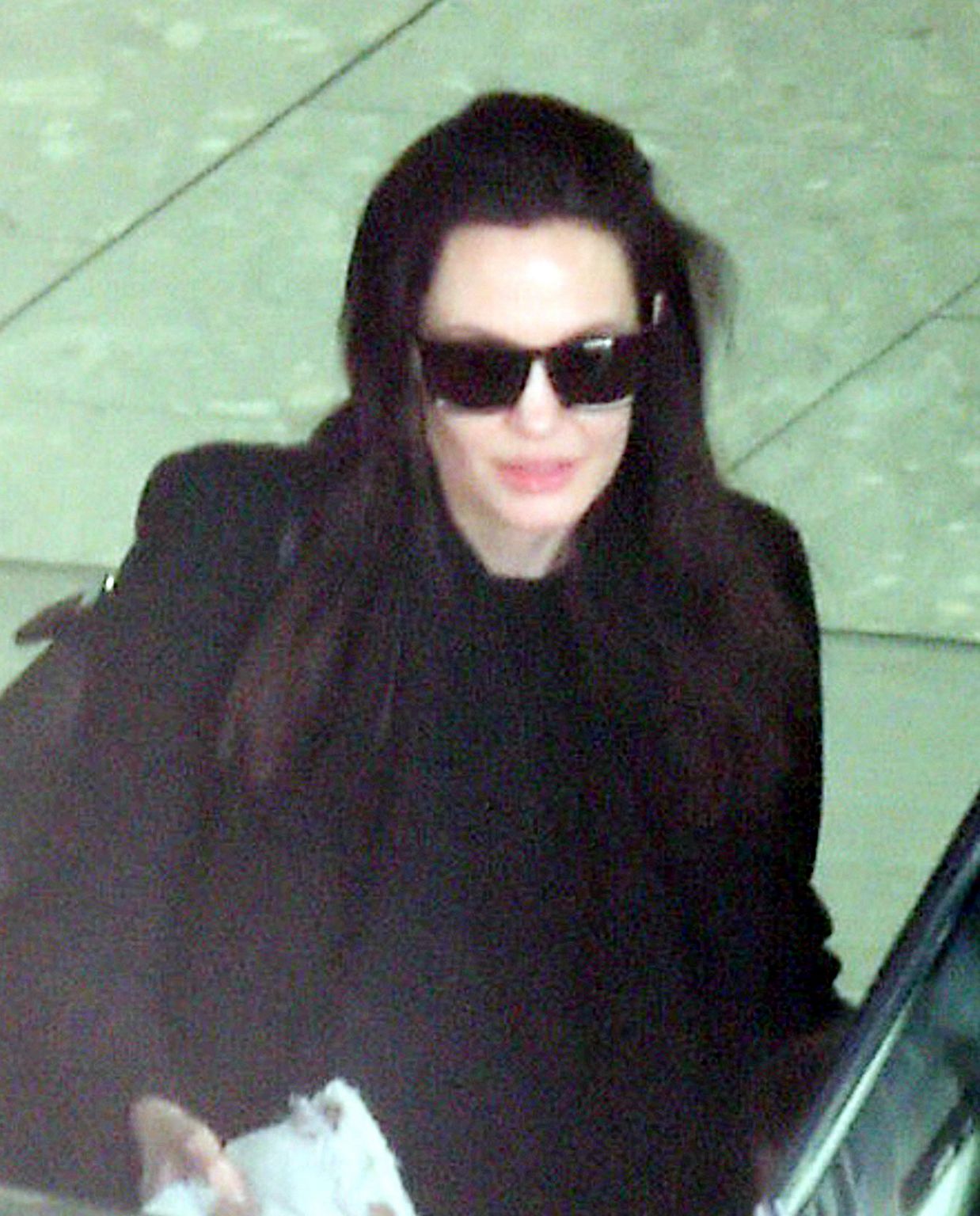 Angelina Jolie At London's Heathrow Airport - February 8