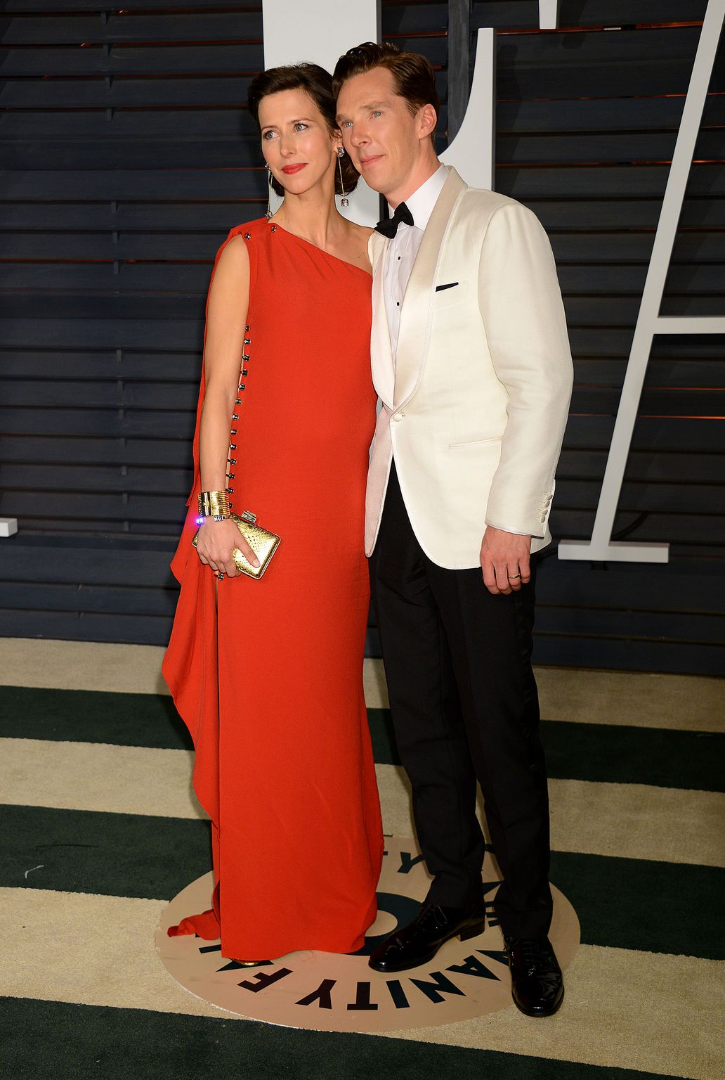 Sophie Hunter and Benedict Cumberbatch At 2015 Vanity Fair Oscar Party - February 22