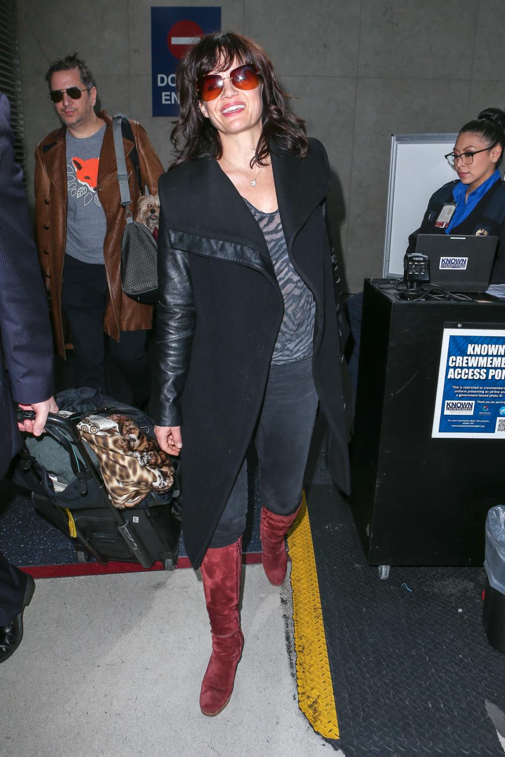 Carla Gugino arrives at LAX Airport - February 20