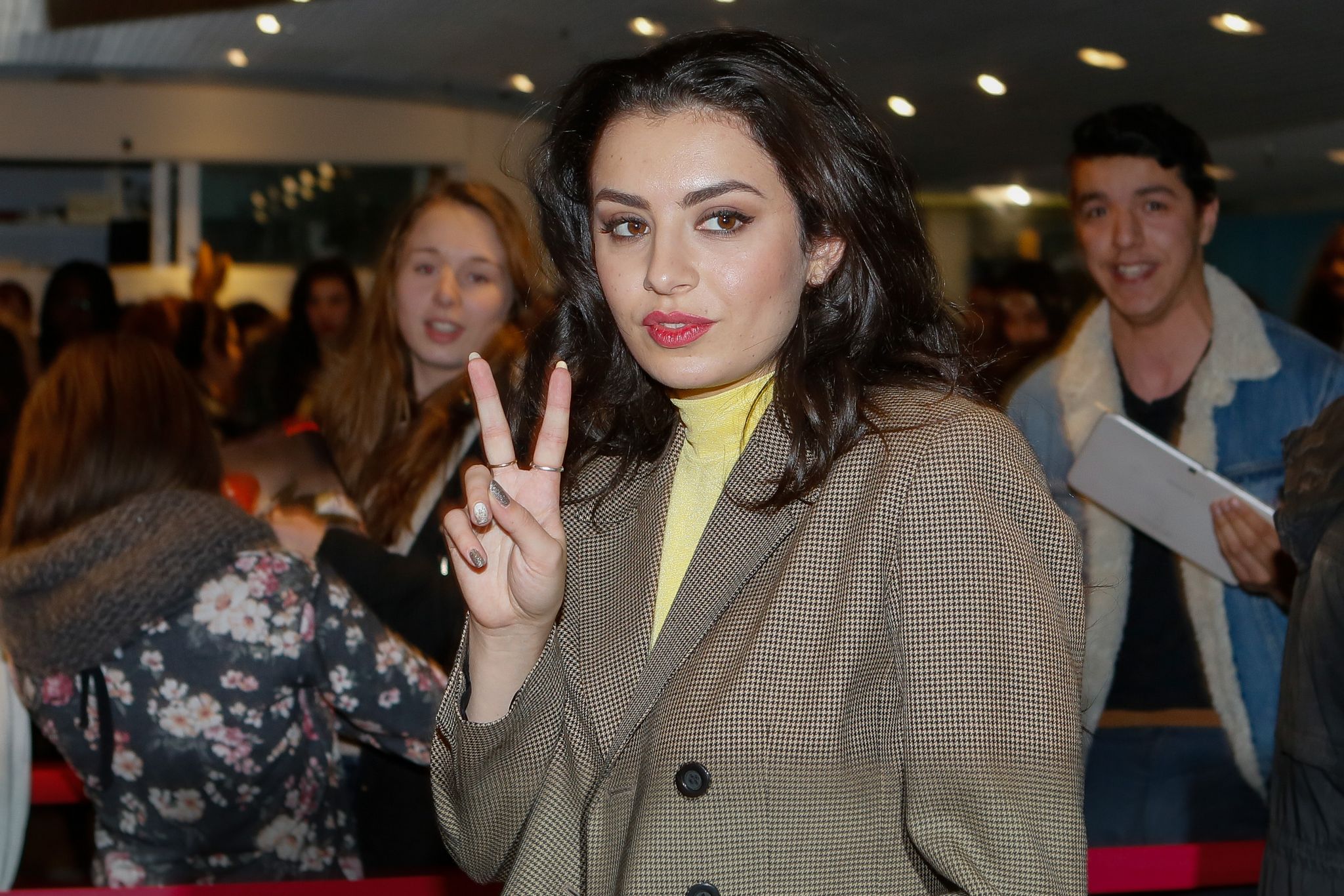 Charli XCX at Fnac des Halles in Paris - February 19