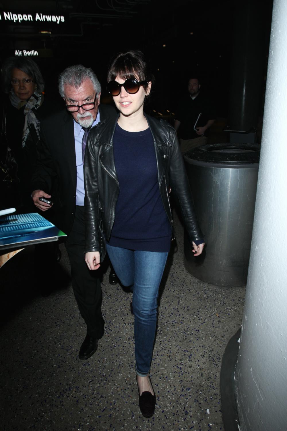 Felicity Jones Arrives at LAX Airport - February 20