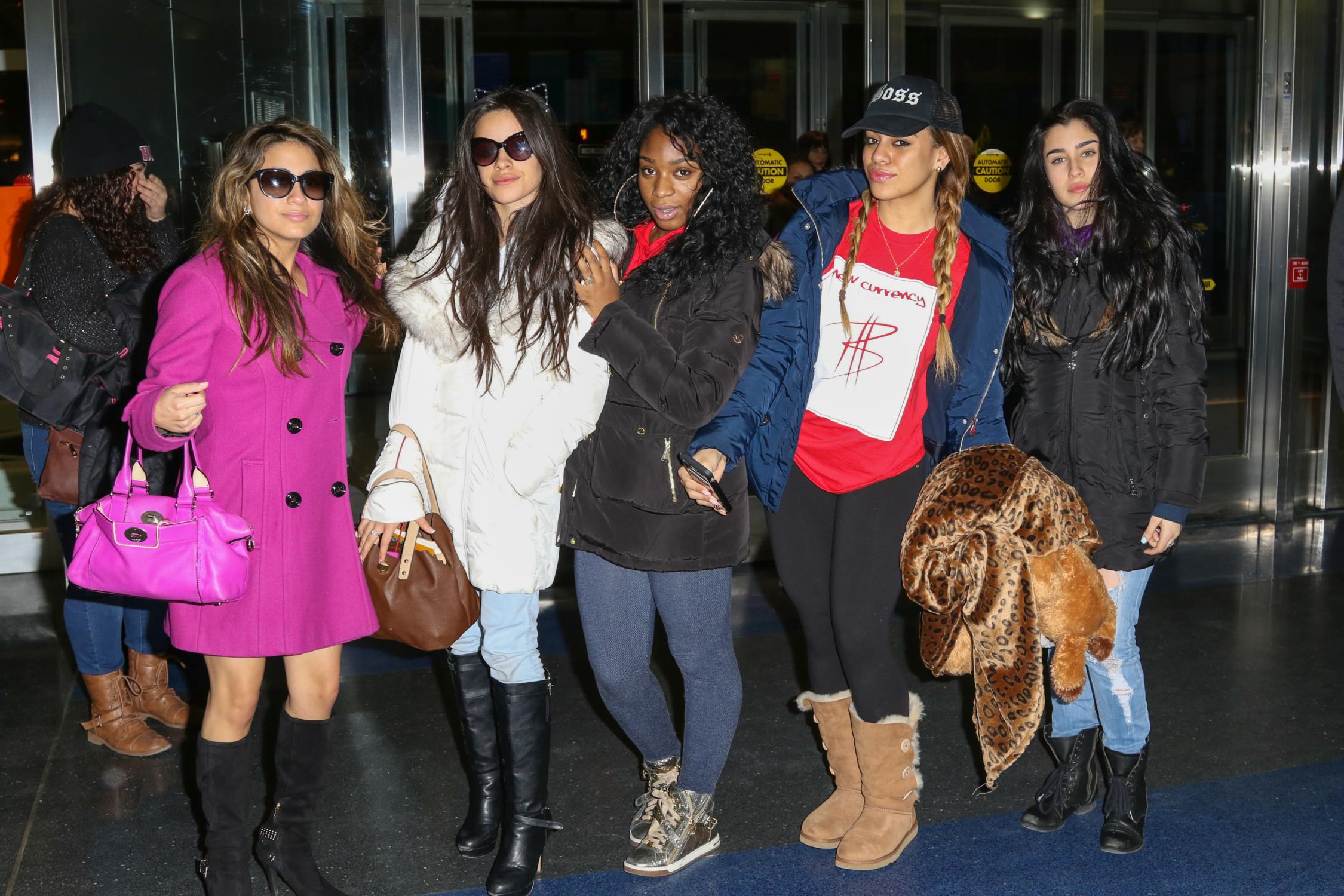 Fifth Harmony Arrive at JFK Airport - February 13