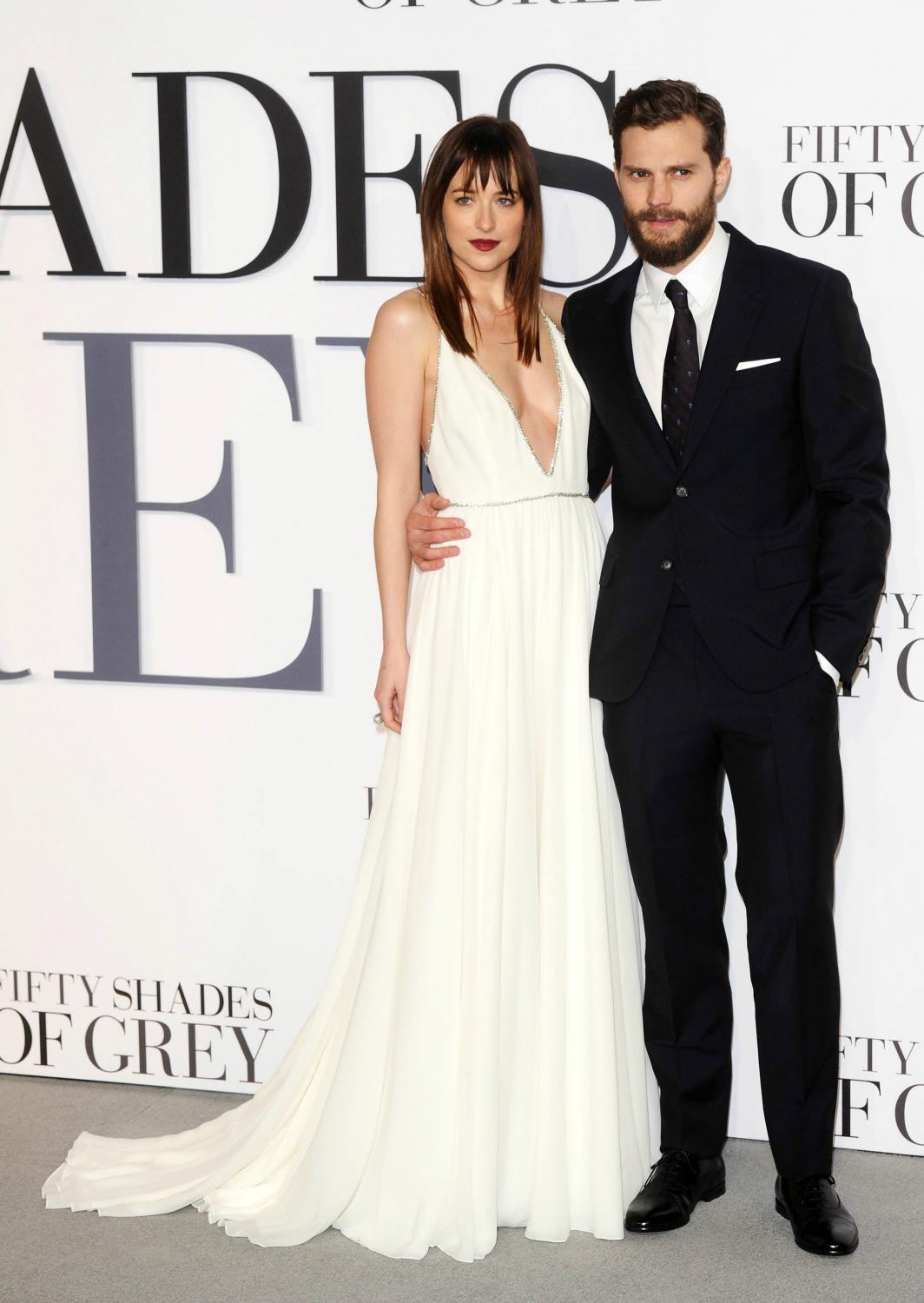 Jamie Dornan and Dakota Johnson Attend Fifty Shades of Grey UK Premiere - February 12