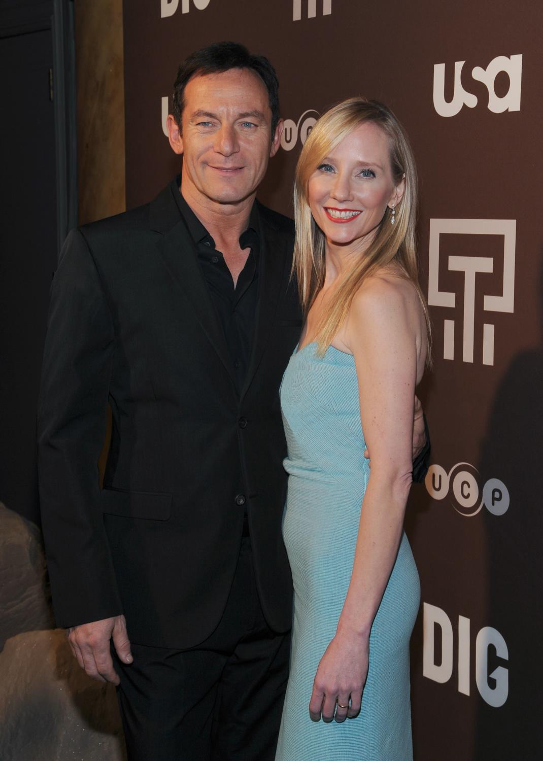 Anne Heche and Jason Issac at 'Dig' Series New York Premiere - Feb 25