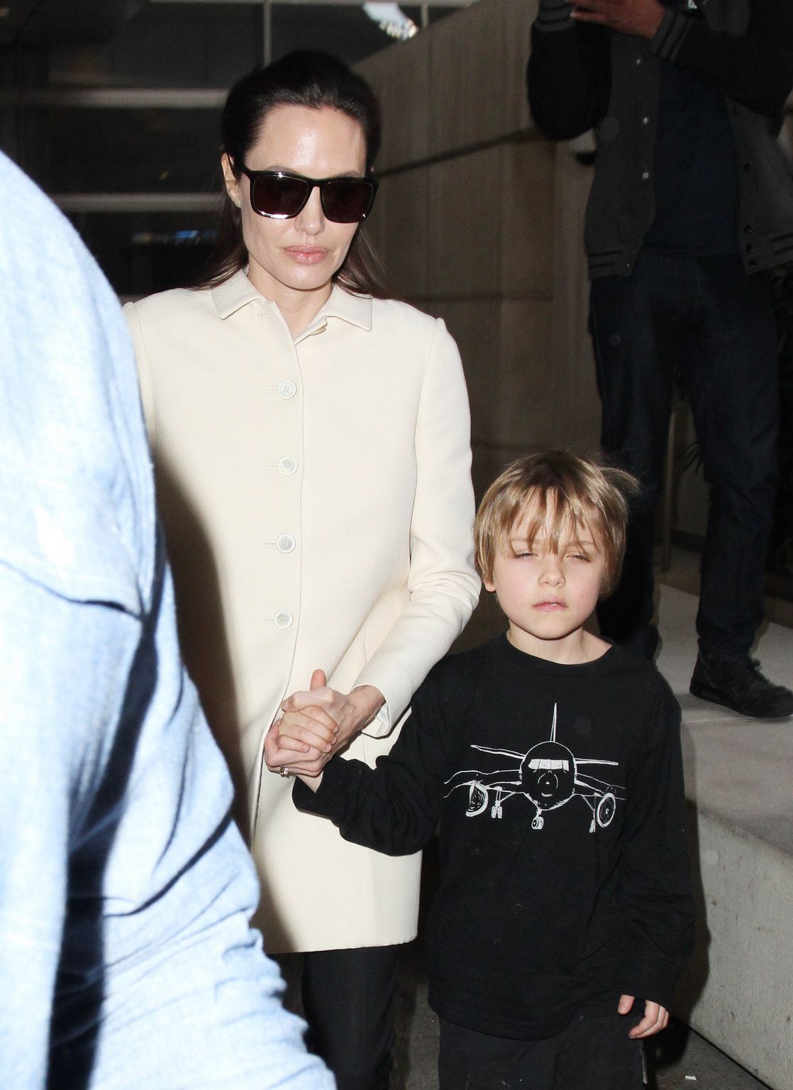 Angelina Jolie at LAX airport in Los Angeles - February 11