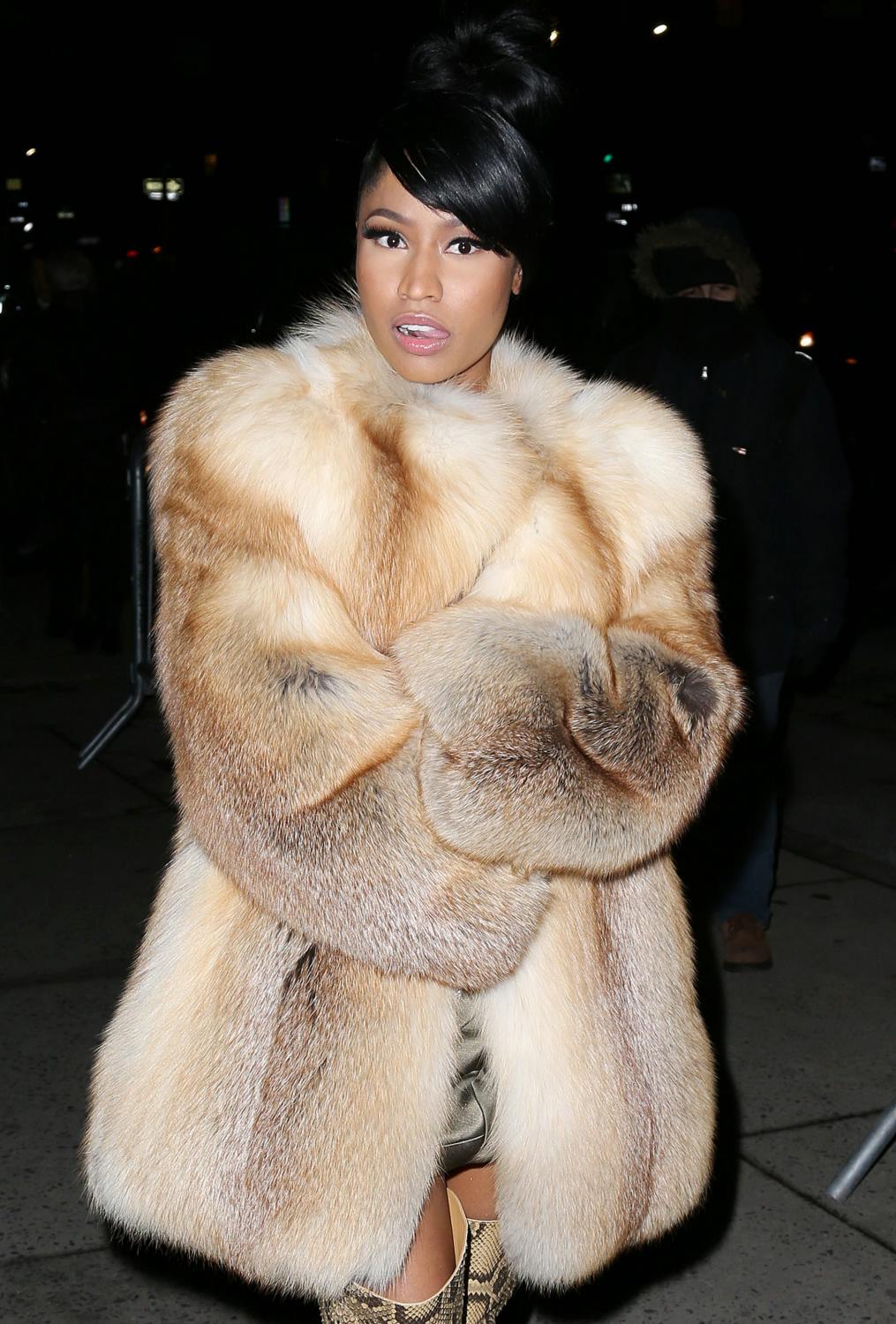 Nicki Minaj at Marc Jacobs Mercedes-Benz Fashion Week Fall 2015 - February 19