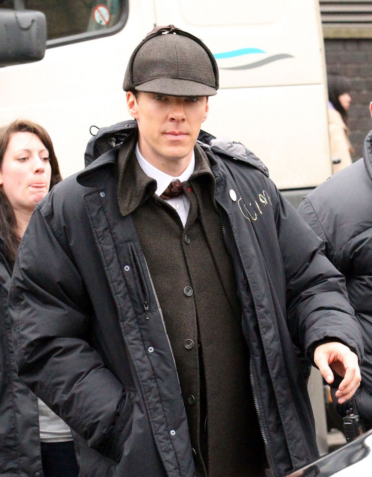 Benedict Cumberbatch and Martin Freeman Film Sherlock Holmes - February 7