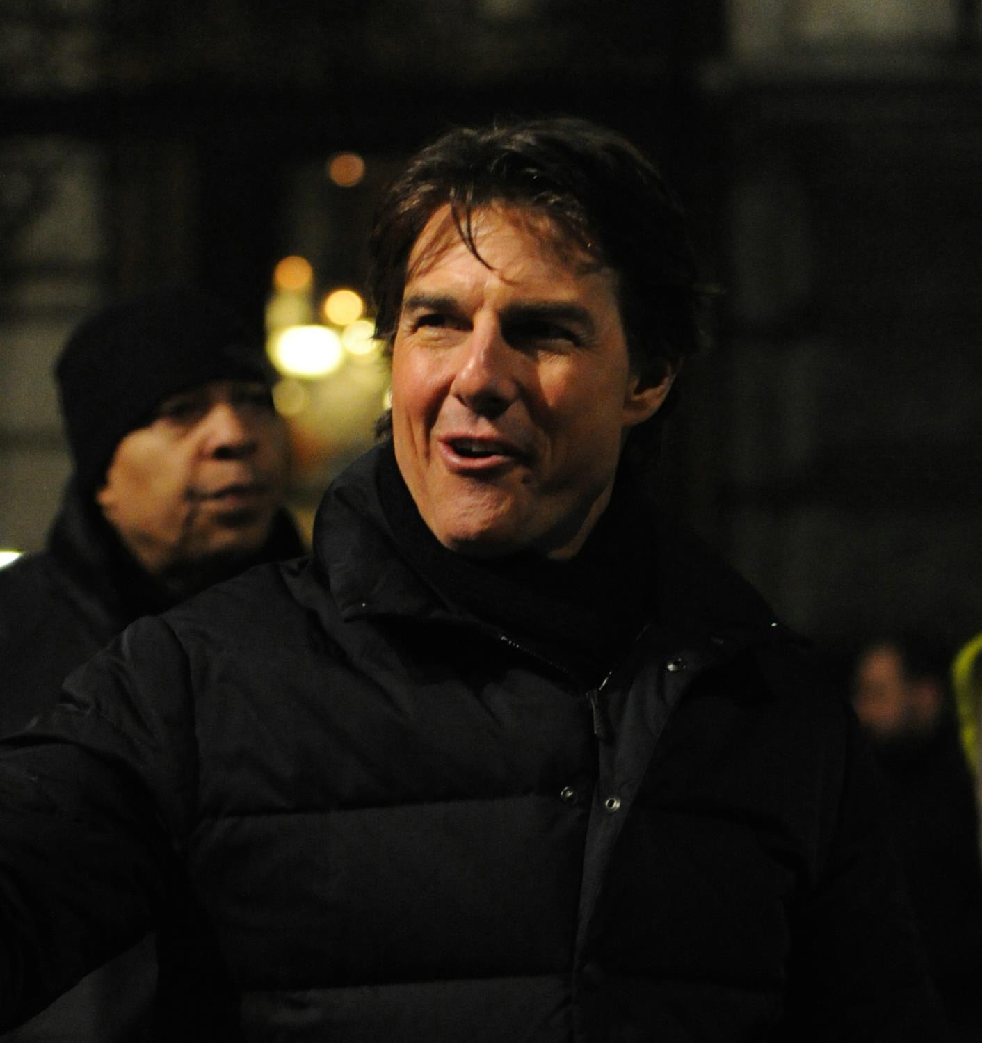 Tom Cruise filming MI5 in Londons Fleet Street - February 21