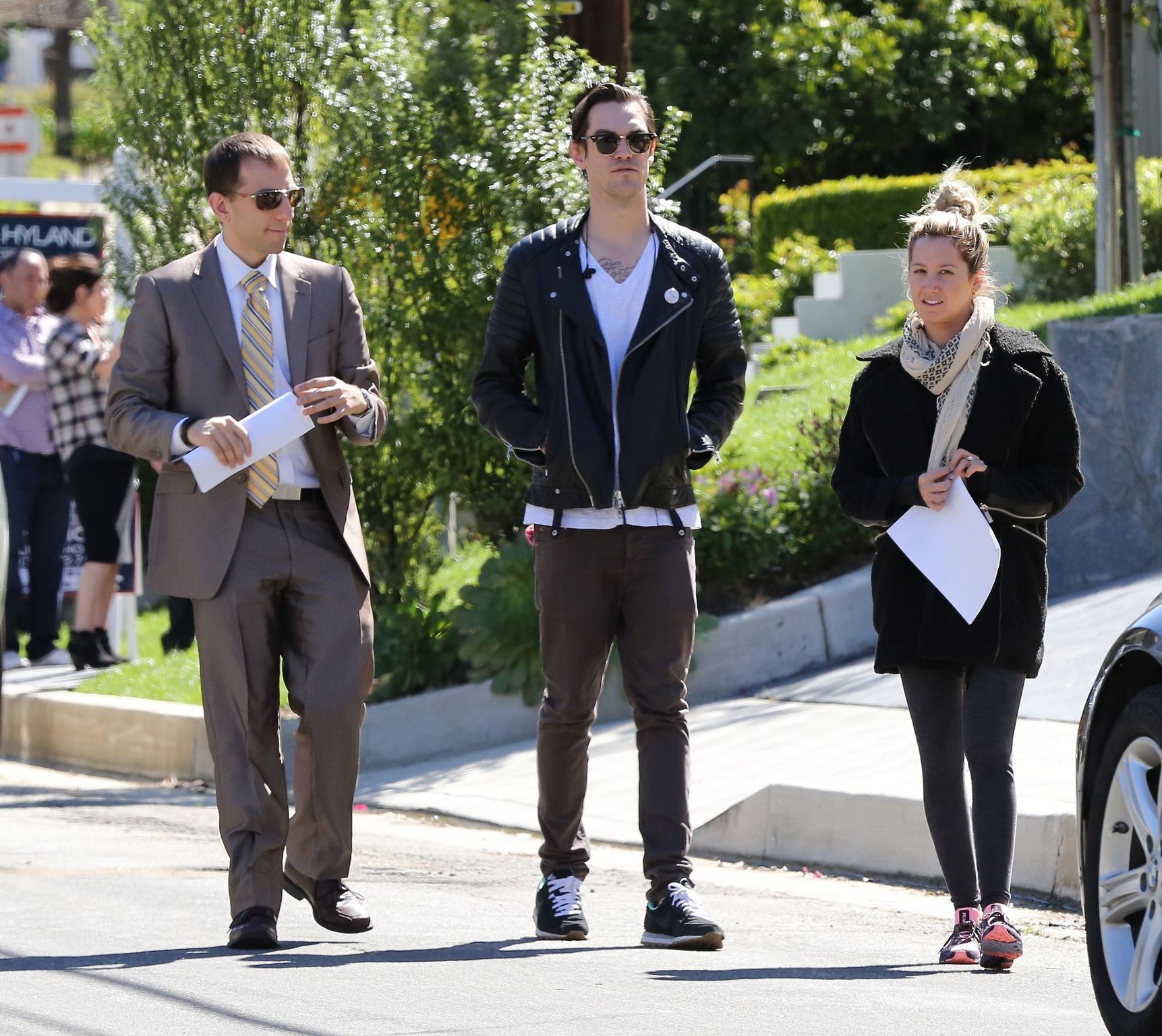 Ashley Tisdale and Christopher French in Calabasas - March 6
