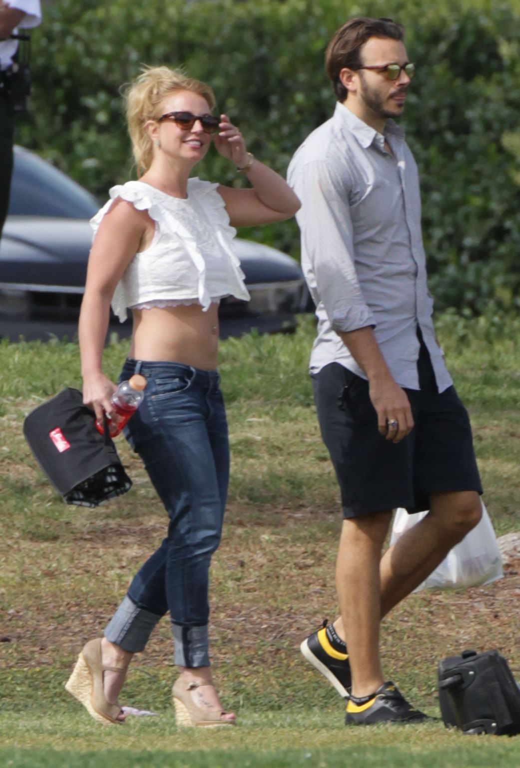Britney Spears and Charlie Ebersol Watch Her Son Playing Soccer - March 15