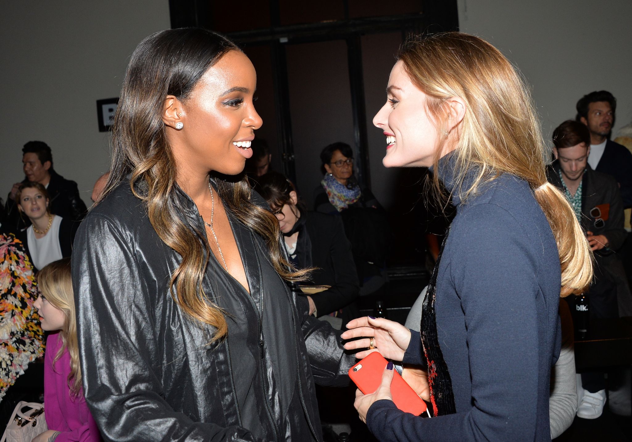 Kelly Rowland and Olivia Palermo At Barbara Bui ready-to-wear collection Autumn/Winter 2015-2016 Show - March 5