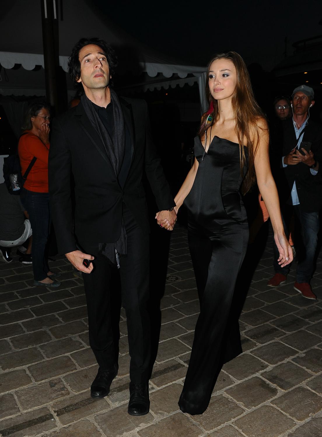 Adrien Brody and Lara Lieto Out in Cannes - May 19