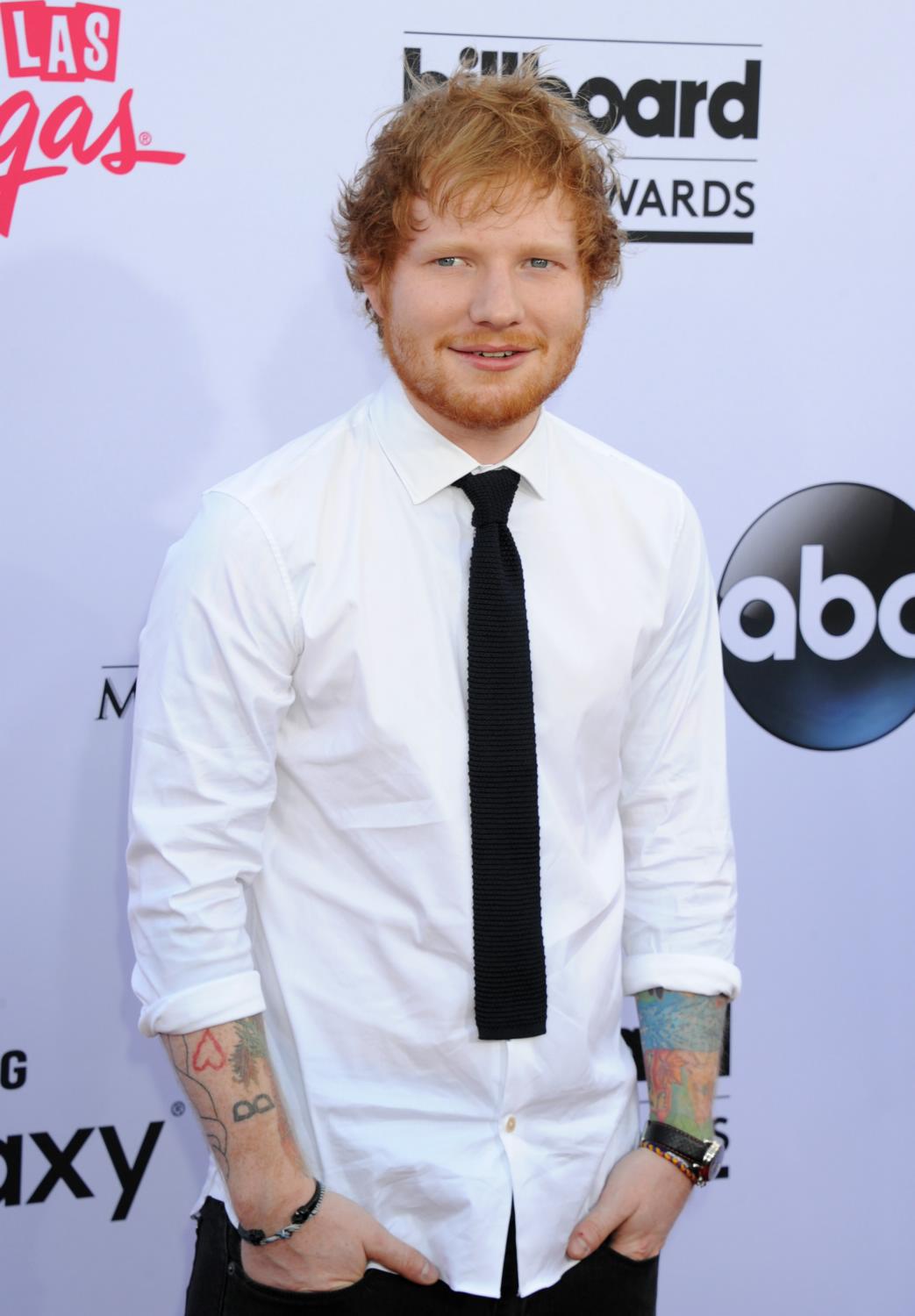 Ed Sheeran arrives at the 2015 Billboard Music Awards - May 17
