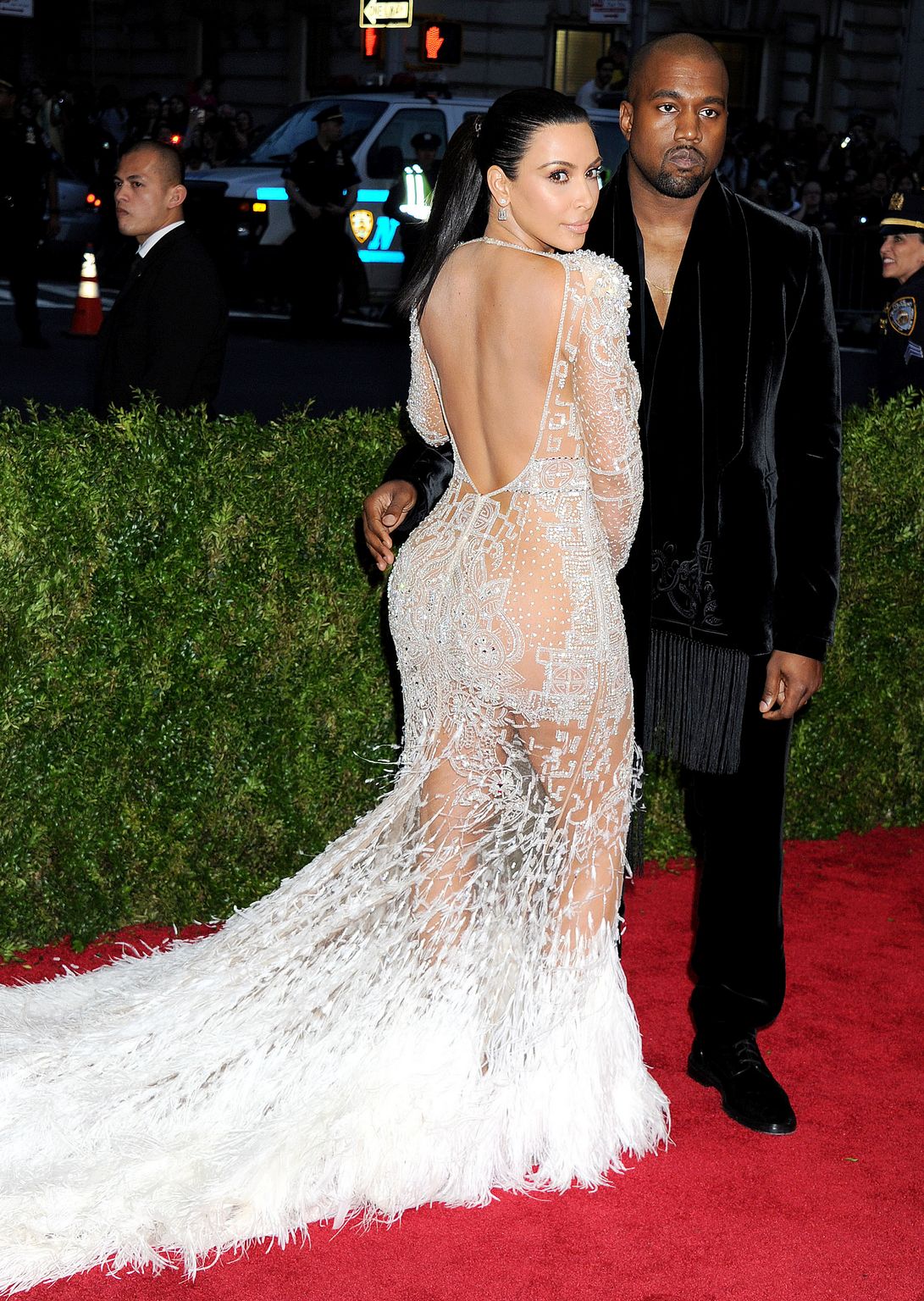 Kim Kardashian and Kanye West at 'China: Through The Looking Glass' Costume Institute Benefit Gala - May 14